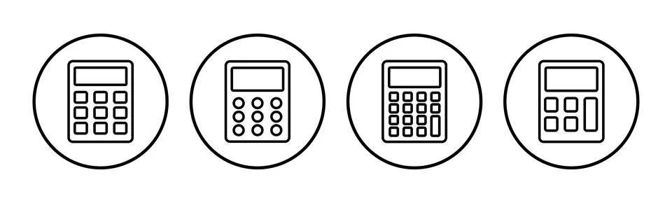 Calculator icon vector. math icon. finances sign 스톡 일러스트
