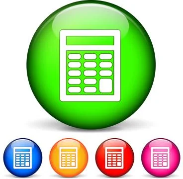 Calculator icons Stock Illustration