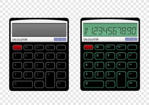 On off calculator Stock Illustration