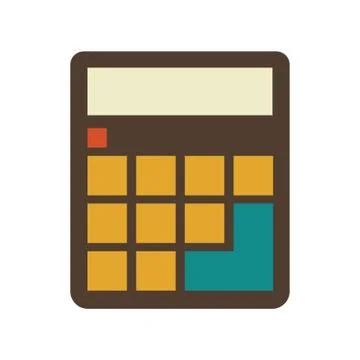 Calculator Illustrazione stock