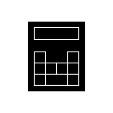 CALCULATOR Illustrazione stock