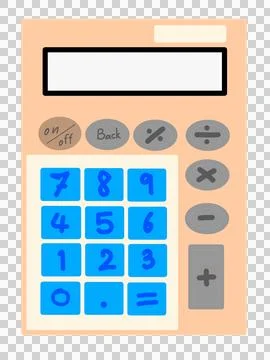 Calculator Illustrazione stock