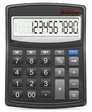 Calculator illustration Illustrazione stock