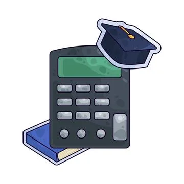 Calculator illustration Stock Illustration