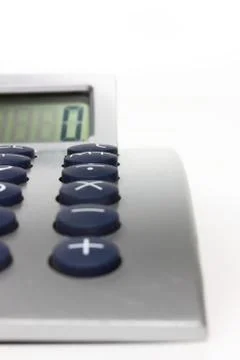 Calculator isolated Stock Photos