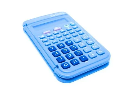 Calculator isolated on white background Foto stock