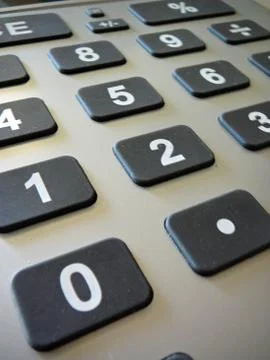 Calculator Keys Stock Photos