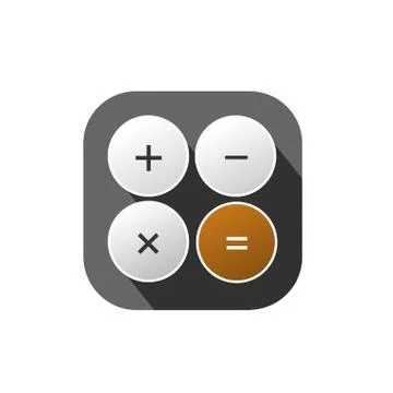 Calculator logo vector Stock Illustration
