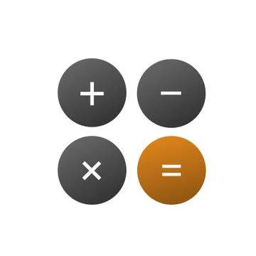 Calculator logo vector Stock Illustration