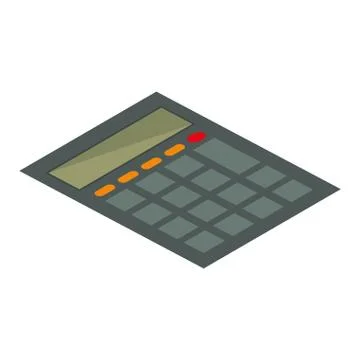 Calculator math device イラスト素材