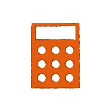 Calculator math device Stockillustratie