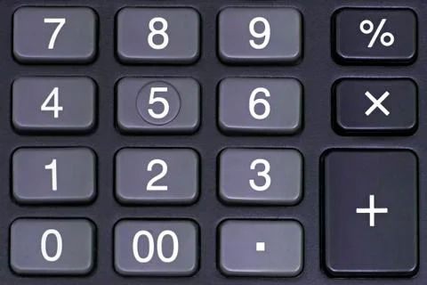 Calculator pad Fotos Stock