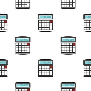 Calculator pattern flat イラスト素材