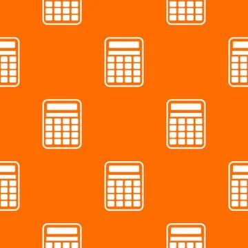 Calculator pattern seamless Illustrazione stock