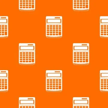 Calculator pattern seamless Illustrazione stock