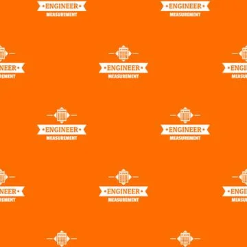 Calculator pattern vector orange Illustrazione stock