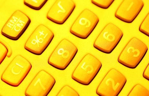 Calculator Stockfoto's