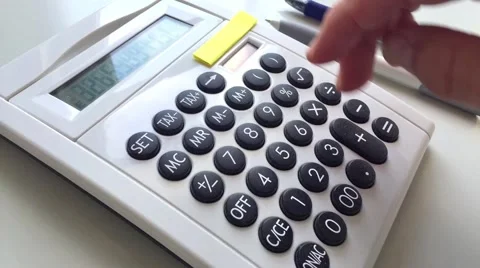 Calculator speed - Time lapse Stock Footage 51546600