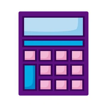 Calculator tool icon Stock Illustration