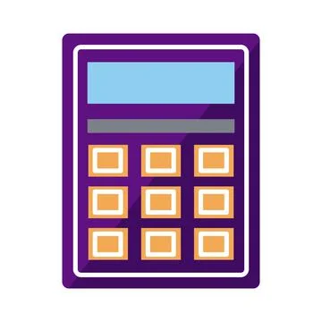 Calculator tool icon Stock Illustration
