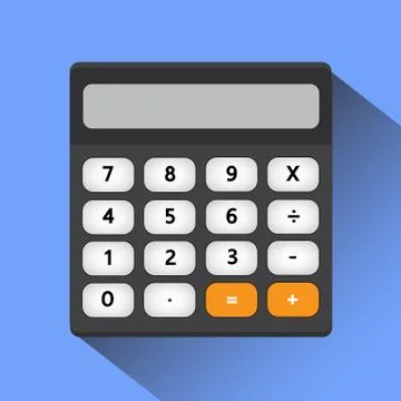 Calculator vector design . Stock Illustration