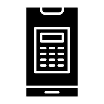 Calculator Vector Icon Design Illustration Stock Illustration