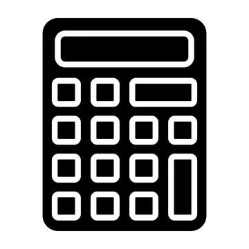 Calculator Vector Icon Design Illustration Stock Illustration