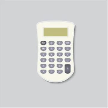 Calculator vector icon Illustrazione stock