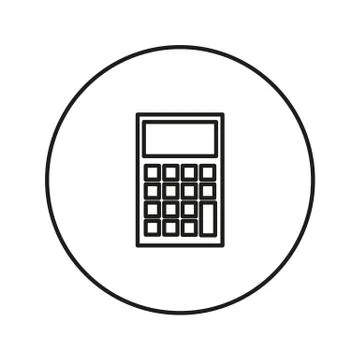 Calculator. Vector icon. Stock Illustration