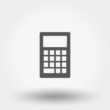 Calculator. Vector icon. Stock Illustration