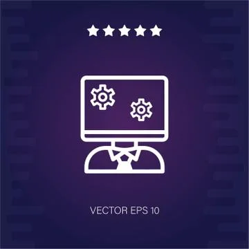 Calculator vector icon Stock Illustration