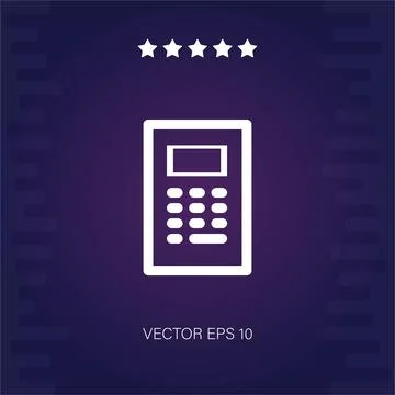 Calculator vector icon Stock Illustration