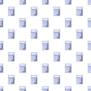 Calculators forming seamless pattern for business concepts Stock Illustration