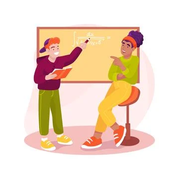 Calculus isolated cartoon vector illustration. 스톡 일러스트