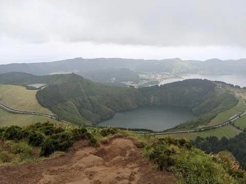 Caldera Lake Stock Photos