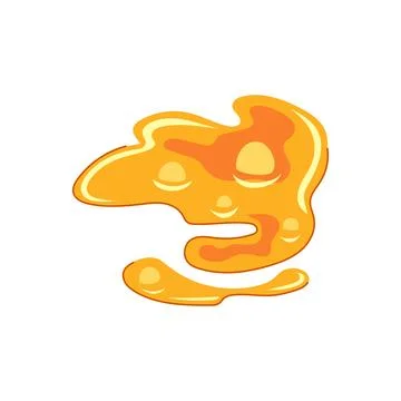 Caldera lava puddle cartoon vector illustration Stock Illustration