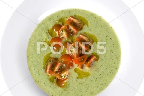 Caldo verde , green soup Stock Photos