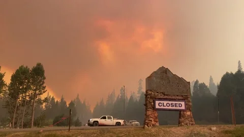 Caldor Fire 2021 Stock Footage 159902445