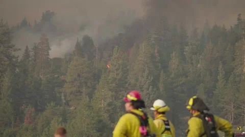 Caldor Fire Stock Footage 160137549