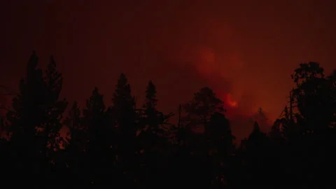 Caldor Fire Stock Footage 160140716