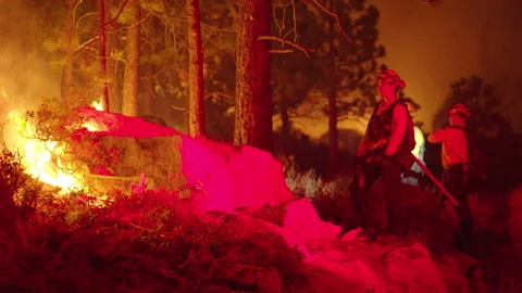 Caldor Fire Stock Footage 160141024