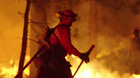 Caldor Fire Stock Footage 160141029