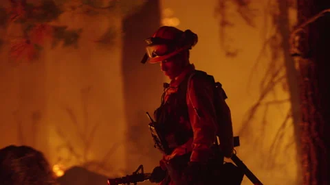 Caldor Fire Stock Footage 160141318