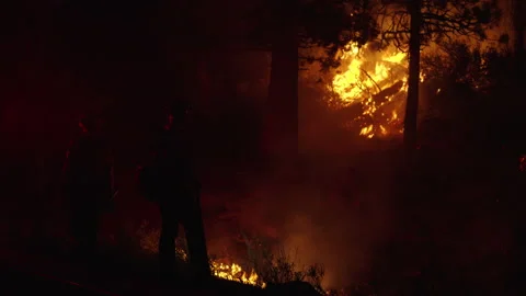 Caldor Fire Stock Footage 160158502