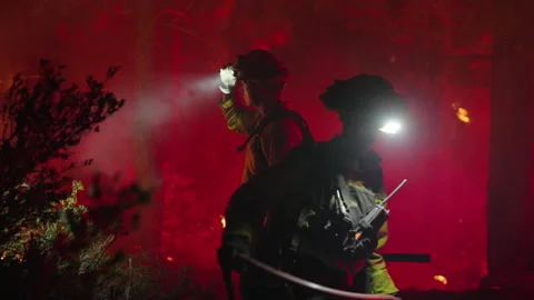 Caldor Fire Stock Footage 160160096