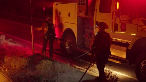 Caldor Fire Stock Footage 160160367