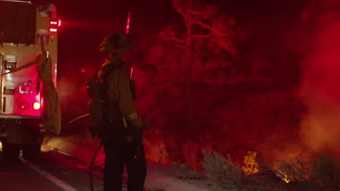 Caldor Fire Stock Footage 160160619