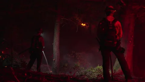 Caldor Fire Stock Footage 160161048