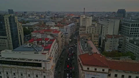 Calea Victoriei Street, Bucharest Stock Footage 221702259