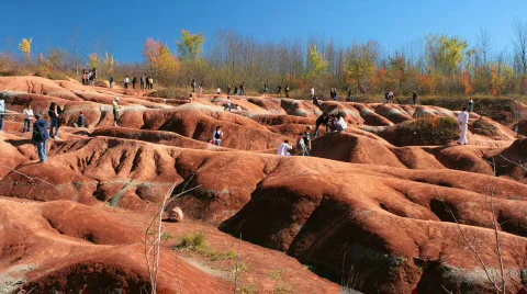Caledon badlands timelapse 스톡 동영상 874028